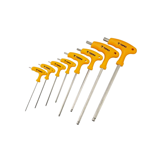 T-Griff Innensechskantschlüssel Inbussschlüssel Stecknuss Set 8tlg CrV 2-10mm