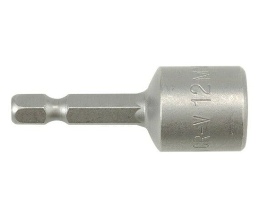 Steckschlüssel 12mm Stecknuss Magnetisch 6-kant Nuss Bit 1/4" für Akkuschrauber