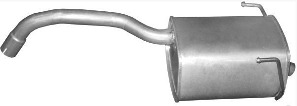 Endschalldämpfer Endtopf Auspuffanlage für Fiat Panda III 1.2 2012-2015 51kW Van