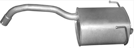 Endschalldämpfer Endtopf Auspuffanlage für Fiat Panda III 1.2 2012-2015 51kW Van