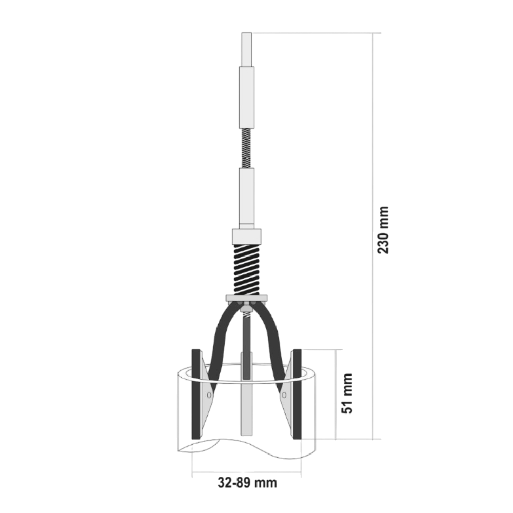 Honmaschine Zylinder-Hongerät Zylinder Honahle Honwerkzeug Honen Ø 32-89 mm