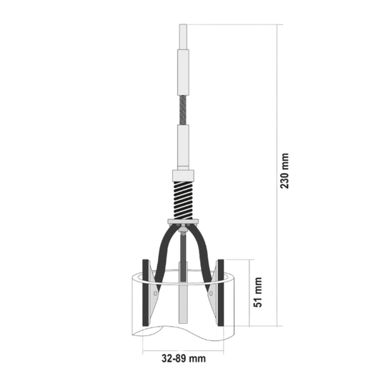 Honmaschine Zylinder-Hongerät Zylinder Honahle Honwerkzeug Honen Ø 32-89 mm