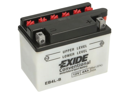 EXIDE YB4L-B AGM Motorradbatterie Batterie 12V 4AH Vespa Peugeot Piaggio Simson