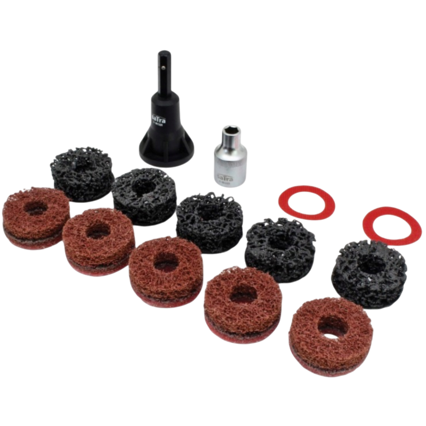 Radnabenschleifer Set Stehbolzen Radmutterbolzen Bremsscheiben Reinigung Kfz