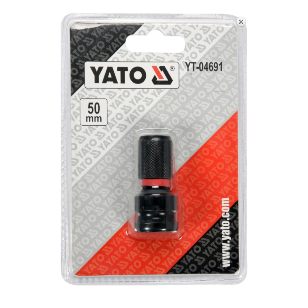 Bithalter Blisterpack Adapter Bohrer 50mm sechseckig 1/4" Schaft 1/2" Treiber