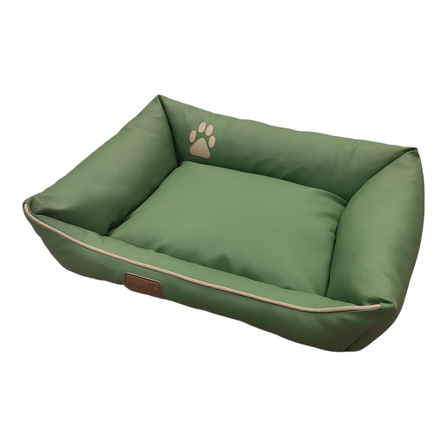 Hundebett Hundekorb Hundekissen Hundesofa Liegeplatz Kunstleder S Grün klein