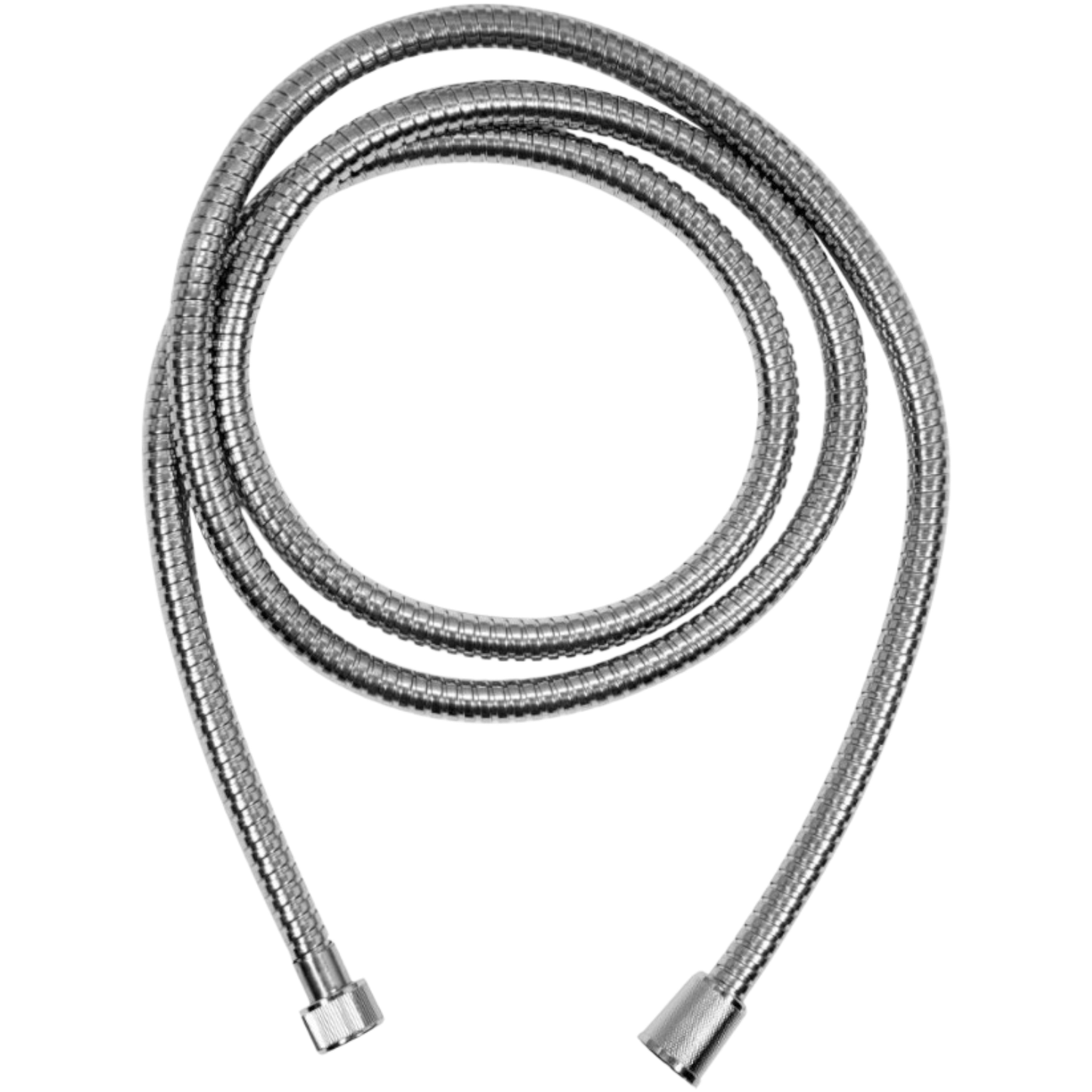 Duschschlauch Brauseschlauch 200cm Edelstahl 2,00m Chrom Standartanschluss 1/2"