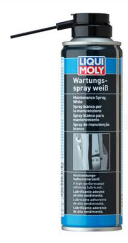 Liqui Moly 2712 Wartungs-Spray weiß 250ml Schmiersstoff Haftsynthese SprühFett