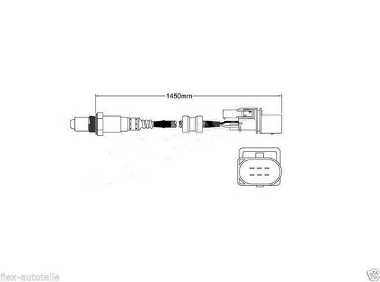 Lambdasonde für Golf 4 Passat Bora 3B A3 A4 A6 A8 TT BMW 545i Octavia 1U Superb