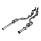 Kat catalyst right+left for Mercedes W210 E-Class E240 E280 E320 E430