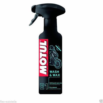 Motul E1 Wash & Wax Trockenreiniger Dry Cleaner 400ml Auto Kfz Moped Motorrad