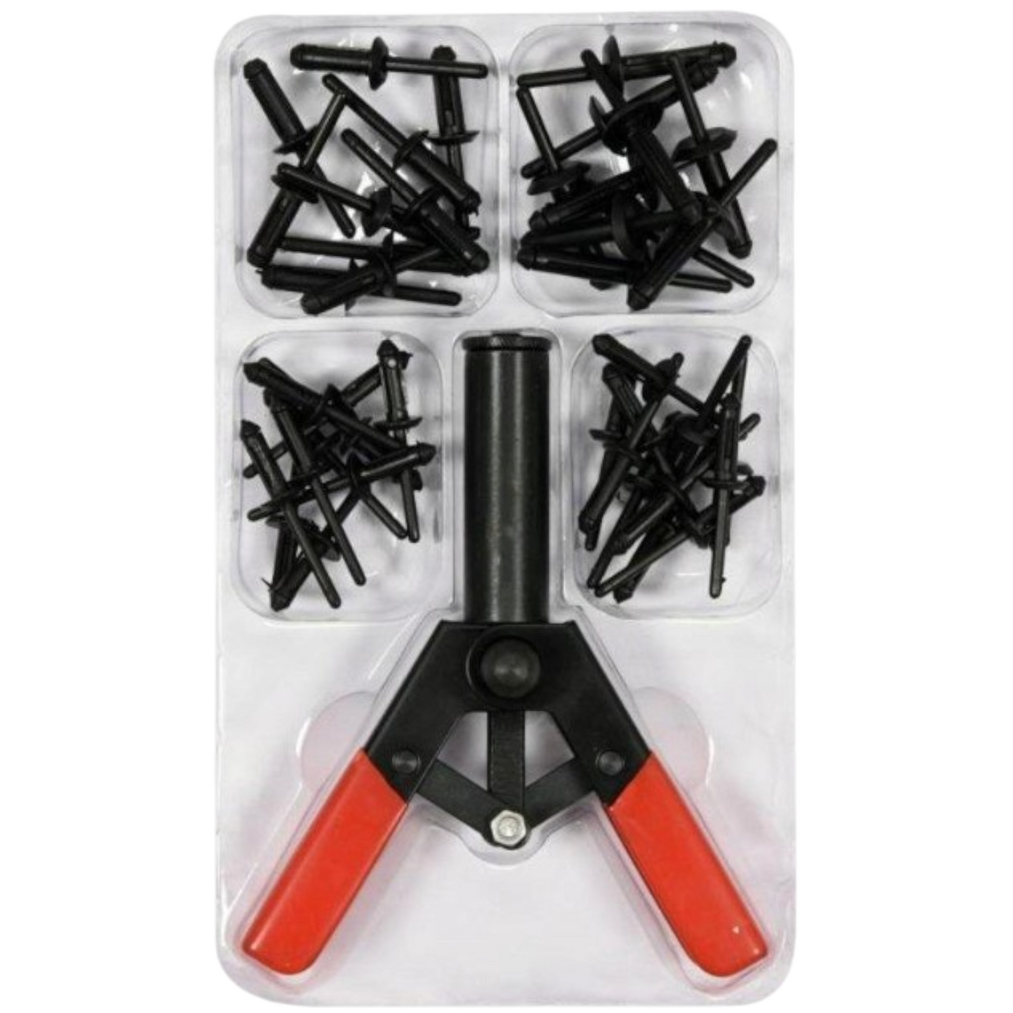 Kunststoff Nietzange Nietwerkzeug Satz Nietgerät Kotflügel Nietsatz 41tlg Set