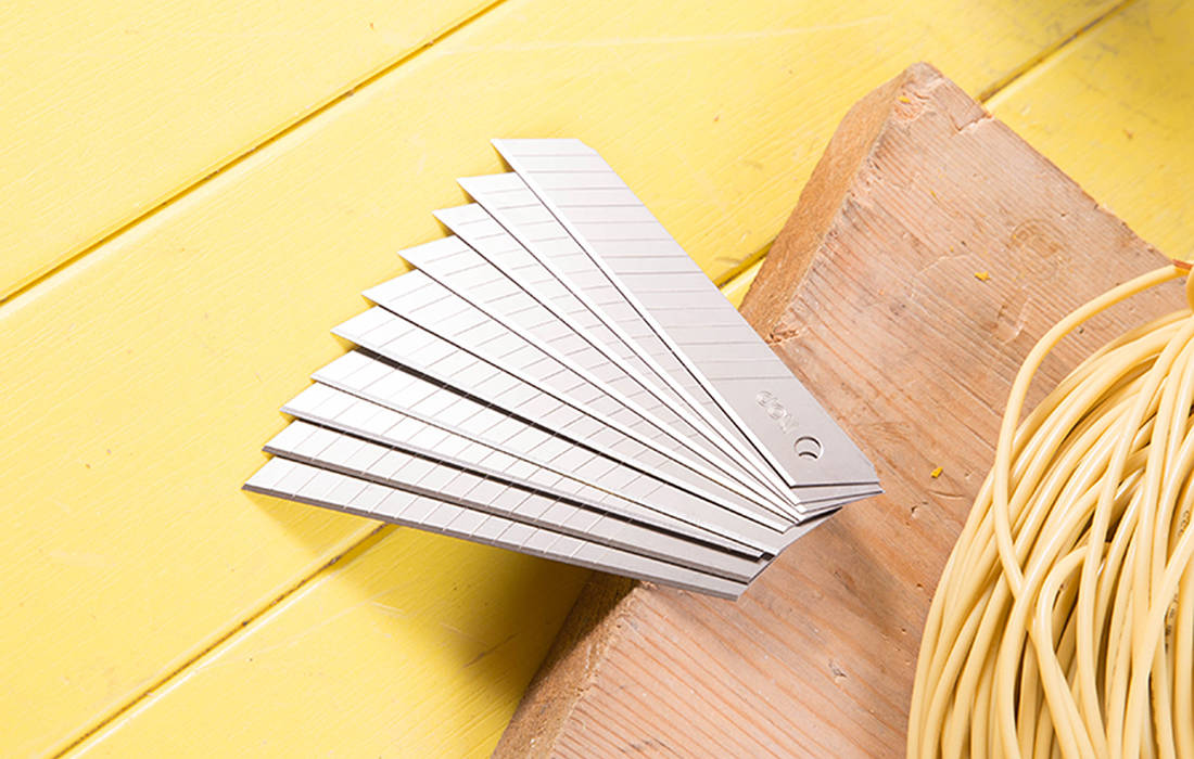 Ersatzklingen 18mm Abbrechklingen 10 stück Teppichmesser Cuttermesser Klingen