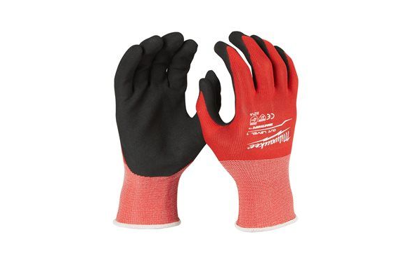 Milwaukee Arbeitshandschuh Schnittfest A XXL/11 Montagehandschuh SmartSwipe
