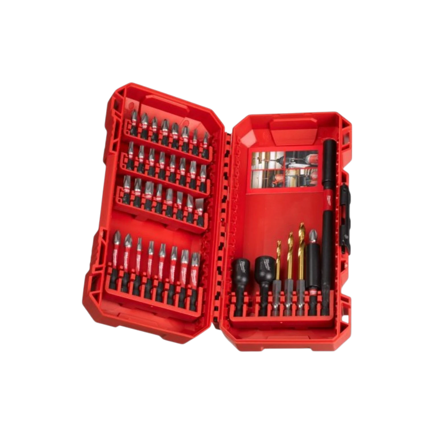 Milwaukee Shockwave Bit Set 40 tlg Werkzeug Bohrer Torx Hex 1/4" T15-T40 PH1 PH2