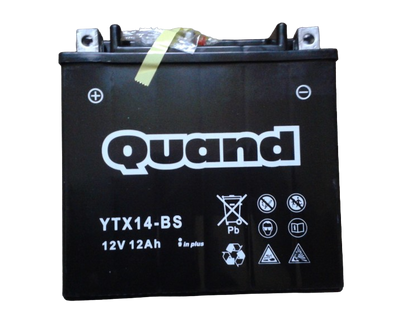 Quand CB14L-B2 Motorradbatterie Batterie Motorrad 190A 14Ah Honda VF VT Kawasaki