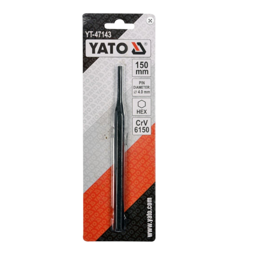 Splintentreiber 4x150mm Durchschläger CrV6150 YT-47143 Durchtreiber Stiftstanze