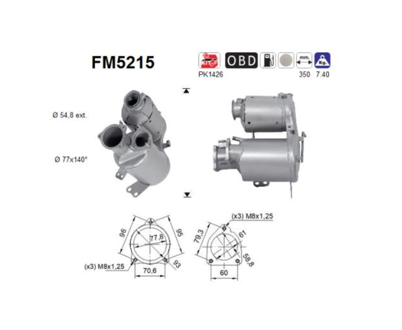 Rußpartikelfilter DPF Dieselpartikelfilter für Audi A4 8K 8W Allroad Q5 A6 C7 A5