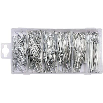 Splinte-Sortiment Sicherungssplinte Sicherungsstifte 555tlg Splint Set Gerade