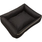 Hundebett Hundekorb Hundekissen Hundesofa Liegeplatz Polyester Korb Gr.L Schwarz