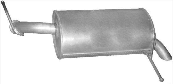 Endschalldämpfer Endtopf Auspuffanlage für Peugeot 407 Citroen C5 1.8 Sedan