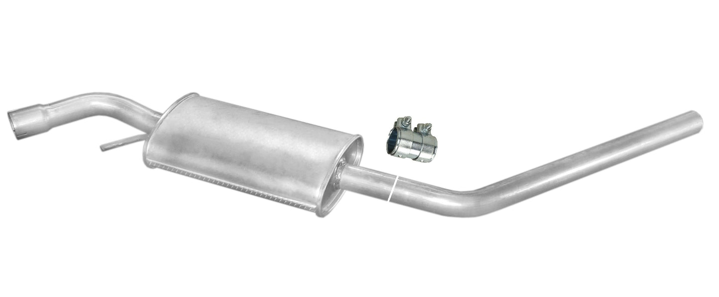 Exhaust middle medium silencer mid -range pot VW T4 Lang 1.9TD ABL 2.4D AJA -03