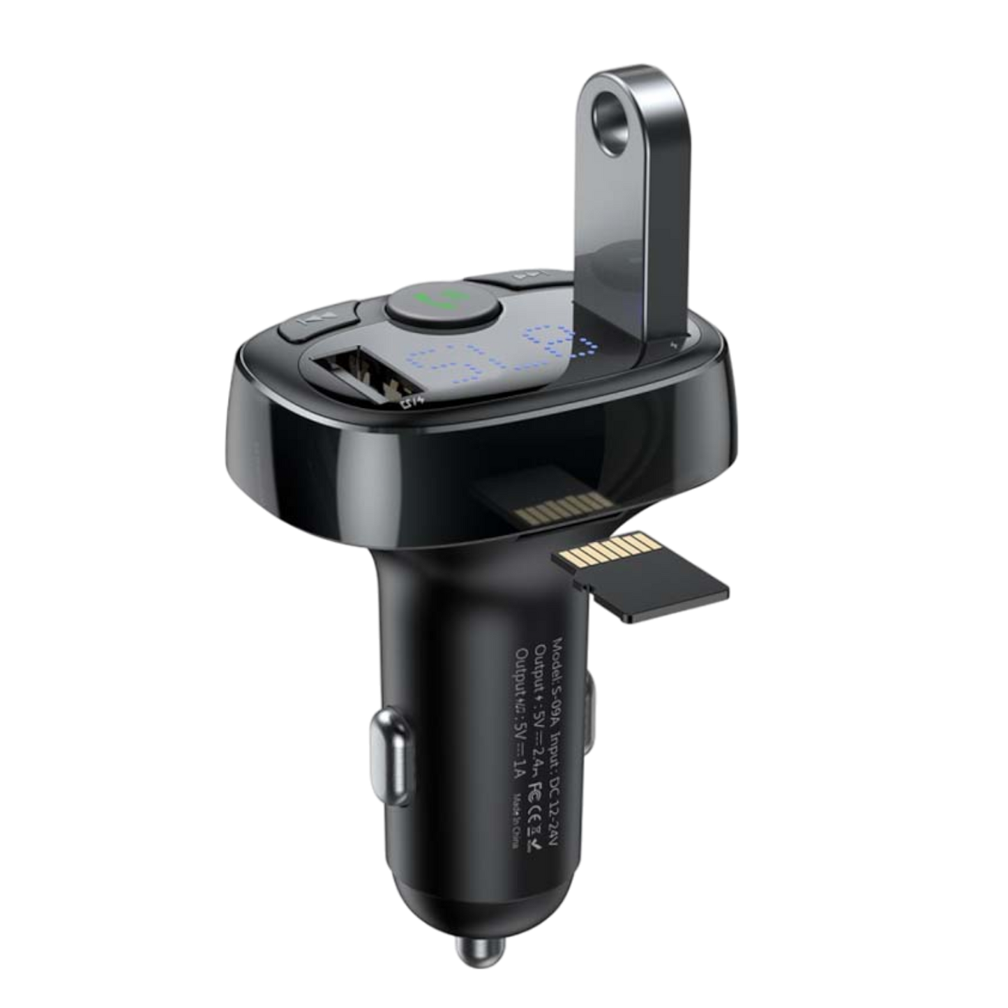 FM Transmitter Auto Radio Adapter Ladegerät 2x USB Bluetooth Zigarettenanzünder