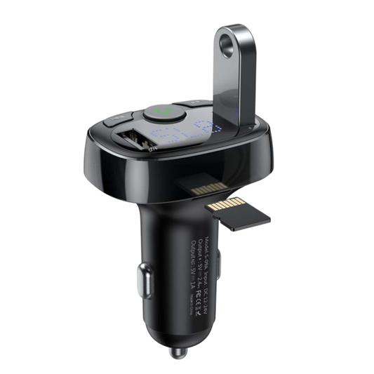 FM Transmitter Auto Radio Adapter Ladegerät 2x USB Bluetooth Zigarettenanzünder