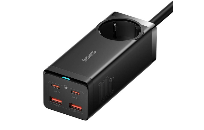Baseus Ladegerät Steckdosenleiste Verteiler Wandladegerät USB USB-C Powerstrip