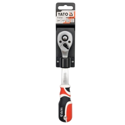 Umschaltknarre Ratschenschlüssel Knarre Ratsche 200mm gebogen  3/8" CrV 6140