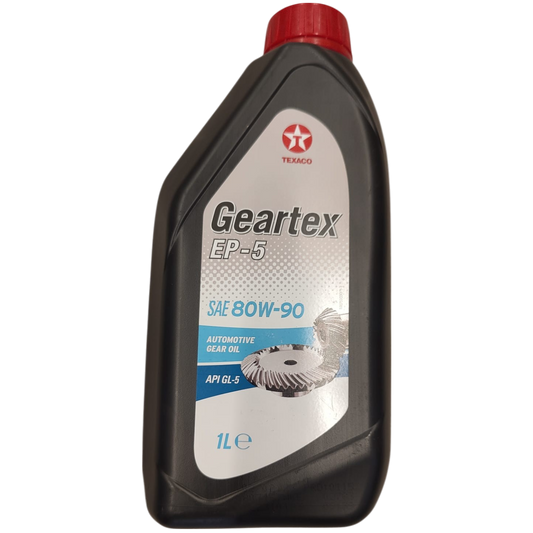 1l TEXACO GEARTEX EP-5 80W-90 for Mercedes 235.0 Volvo API GL-5 Bosch ZF G.-oil