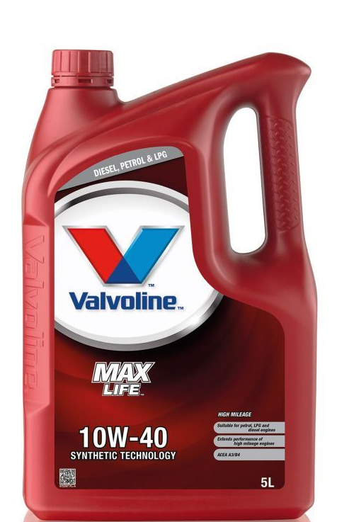 5l Valvoline Max Life synthetish 10W40 Motoröl für VW Audi Mercedes Fiat Renault