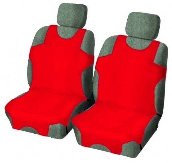 Sitzbezug vorn KFZ Sitzschoner Schonbezug Schutzbezug Autositz Rot Polyester