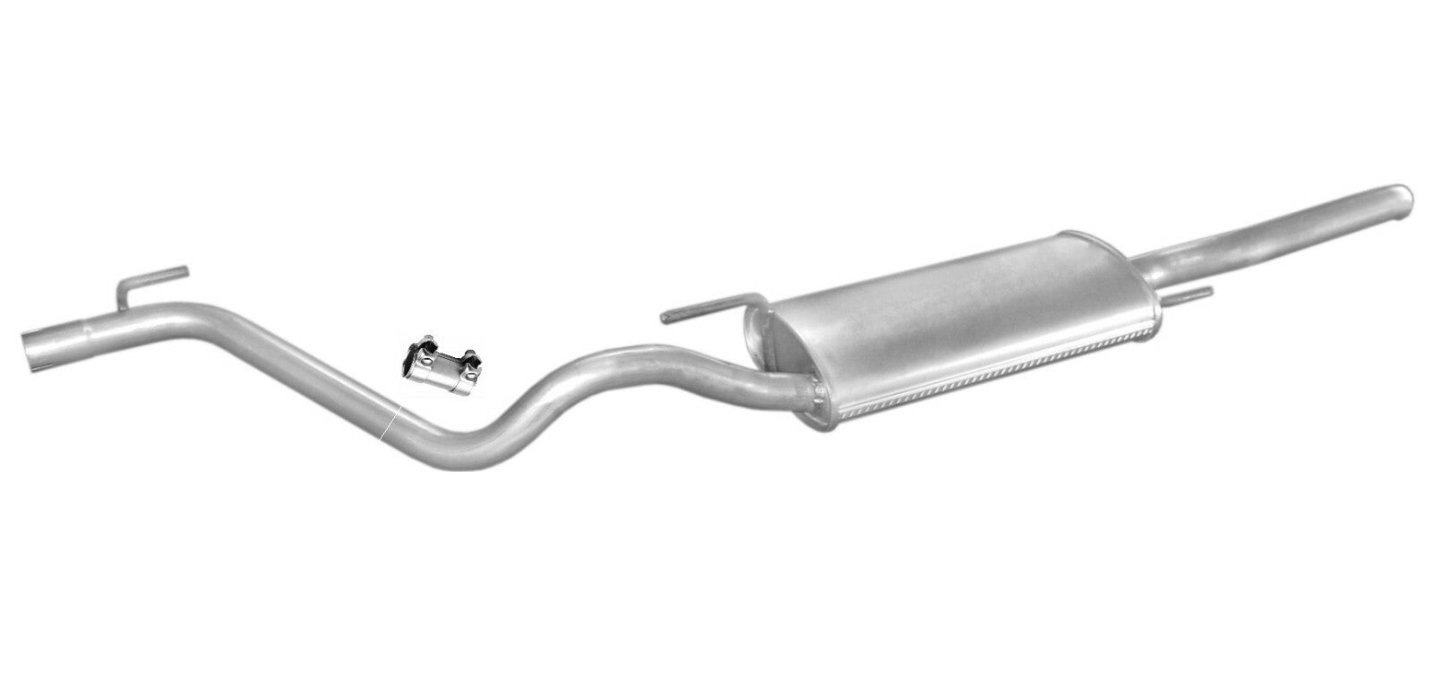 Endschalldämpfer Endtopf Auspuff für VW Golf III 3 Variant Kombi 1,4 1,6 1,8 1,9