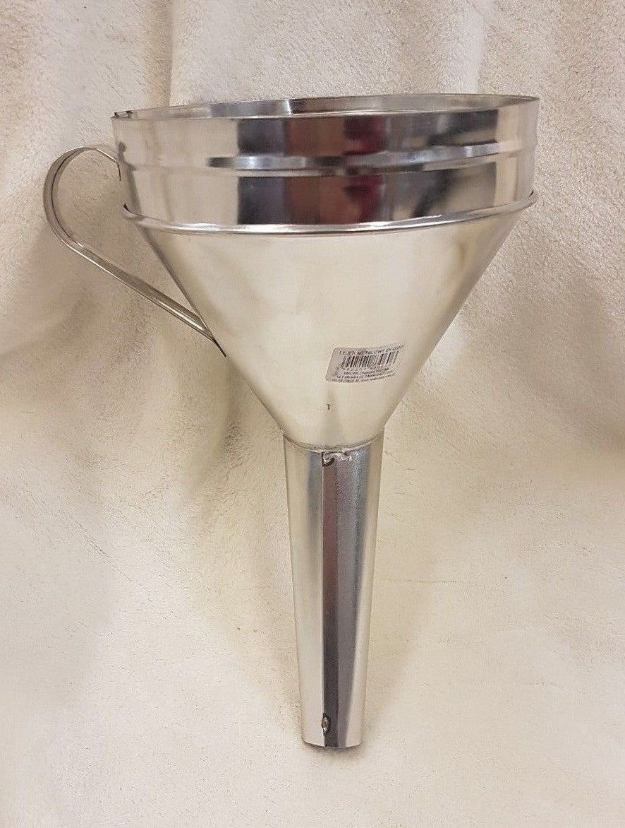 Metalltrichter Verzinkt Blech Einfüll 165mm Sieb Benzin Diesel ÖL Wasser 2cm