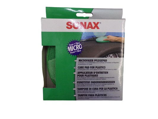 Sonax Kfz Microfaser Pflegepad für Kunststoffoberflächen Innenraum CockpitPflege
