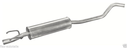 Auspuff Mitteltopf Haupt/Mittelschalldämpfer für Opel Corsa B 1,0 i 12V 54PS