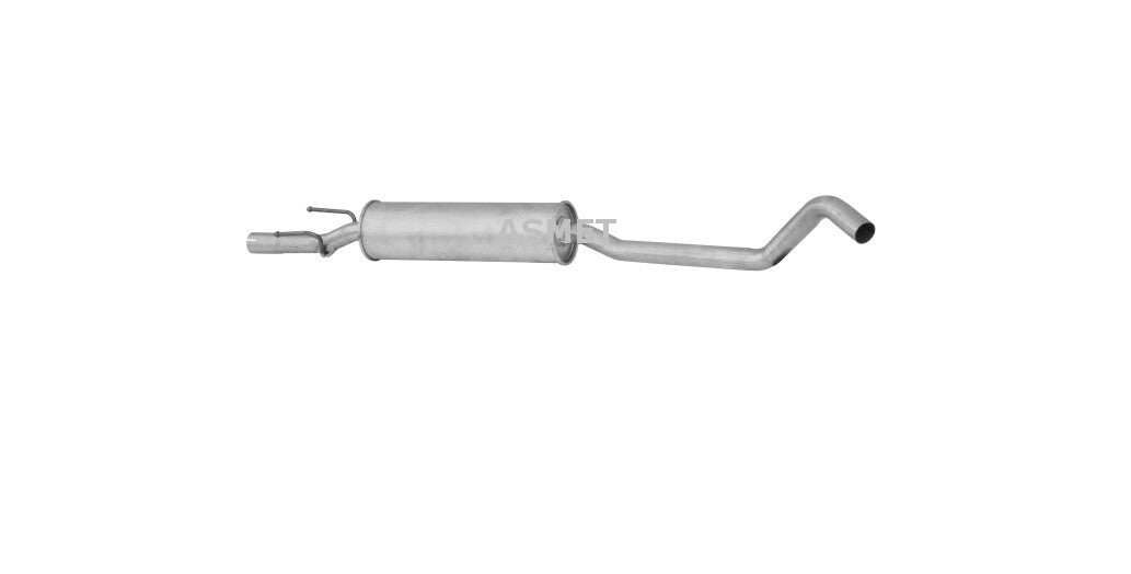 Asmet Mittelschalldämpfer Mitteltopf Auspuff für Opel Corsa B 1,2 i 16 V 65 PS