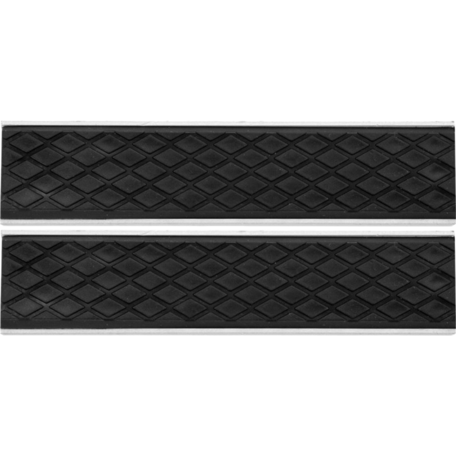 magnetische Schraubstockschutzbacken Gummi Belag 125x30 mm Aluminium Spannbacken