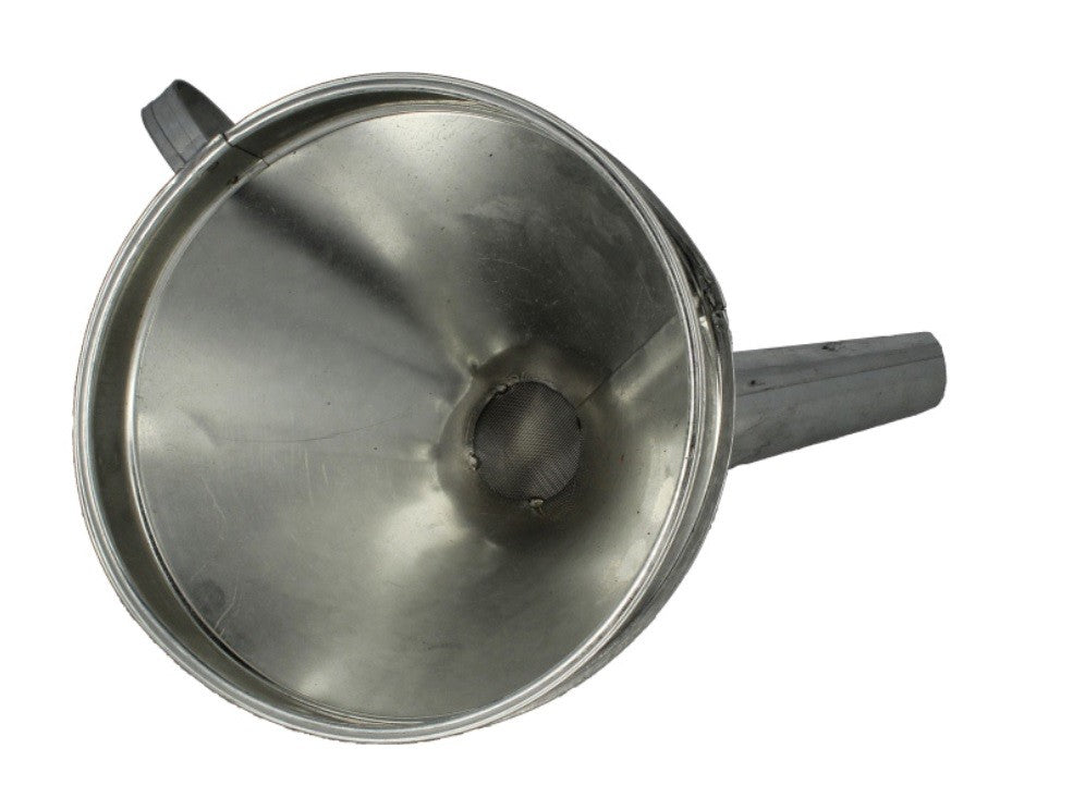 Metalltrichter Verzinkt Blech Einfüll 165mm Sieb Benzin Diesel ÖL Wasser 2cm