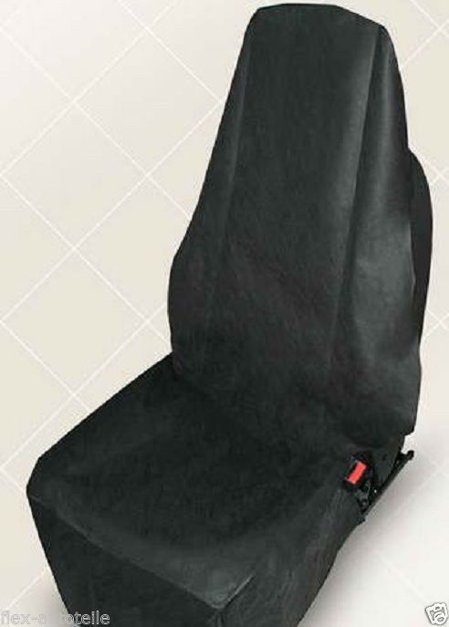 Sitzbezug KFZ Sitzschoner Schonbezug Schutzbezug Autositz Schwarz Polyester
