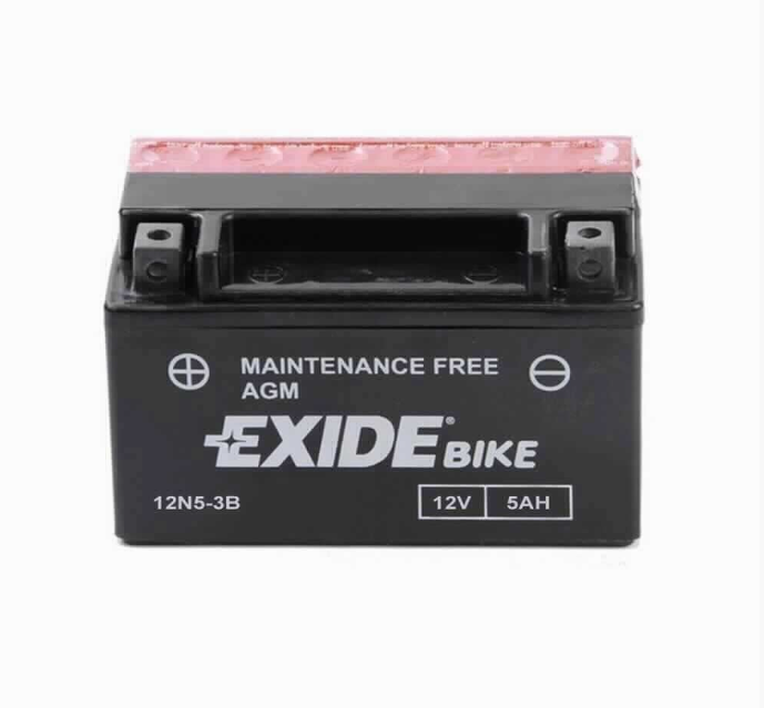 Starter Batterie EXIDE Conventional 12N5-3B Motorrad Mopet Roller 5Ah 12V 40A