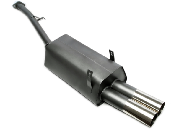 Sportauspuff Endschalldämpfer Sportschalldämpfer für BMW E36 316i 318i 1991-1999