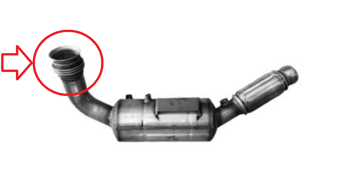 Reparaturohr Flexrohr Dieselpartikelfilter für Sprinter 219 319 419 519 BlueTec