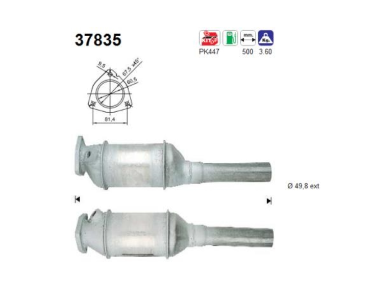 AS Katalysator für VW Golf 2 19E 1G 1,8GTi Vento Golf 3 1H Passat 35i 1,6 1,8