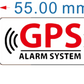 Aufkleber Sticker Seitenscheibe Heckscheibe Gebäude Sicherheit Alarm 5 x 2,5