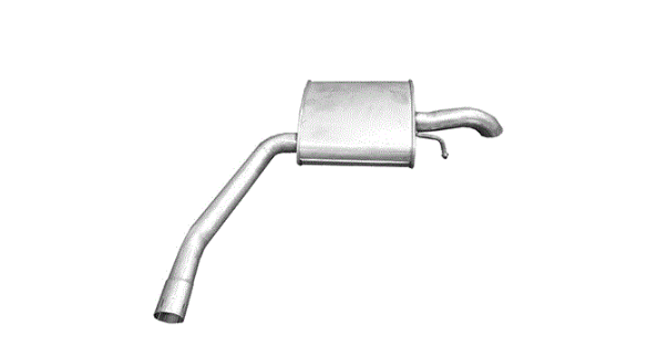 Endschalldämpfer Endtopf Auspuff rechts für Ford Galaxy Mondeo S-Max 2.2 2.3TDCI