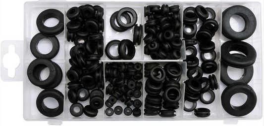 Sortiment Dichtringe Durchgangstüllen Kabeldurchführung O-Ringe 180tlg 8-32mm