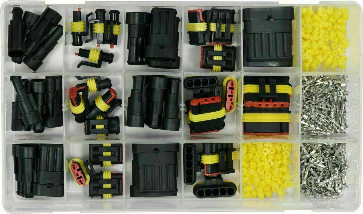 Yato YT-06869 Auto Steckverbindung Satz 1-6 Pol Stecker Dichtung Verbindungen