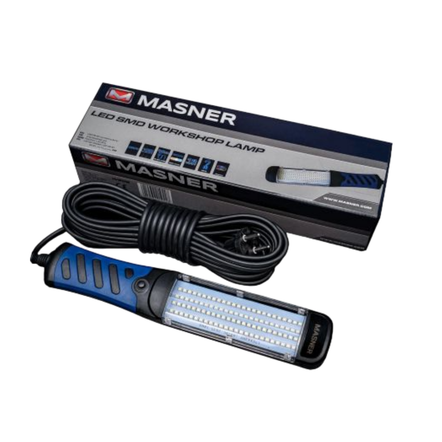 Masner LED 100 SMD LED Arbeitsleuchte Taschenlampe Handlampe LED Weiß leuchtend